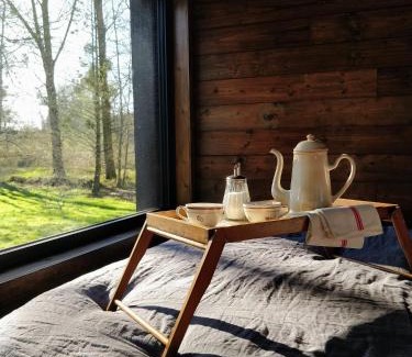 Sceaux-du-Gatinais Chalet De Esquí | La Tiny House de La Rivière