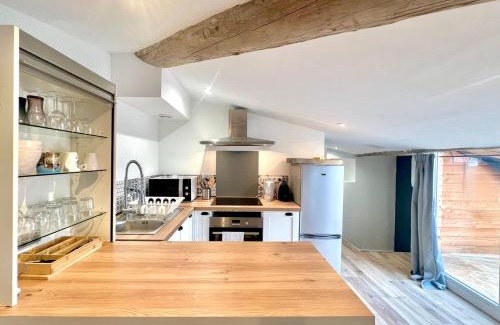 Saint-Genies-de-Malgoires Apartamento | La Tropézienne, charme et confort au coeur du Gard
