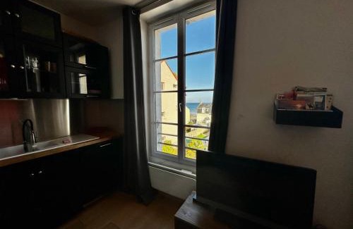 Saint-Regnobert-de-la-Cote-de-Nacre Apartamento | La Vigie - 30 m de la mer, petite vue mer