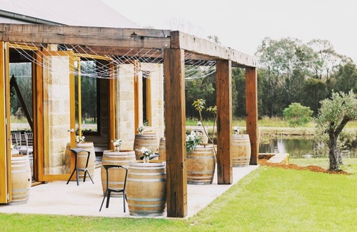 Pokolbin Casa | Función de La Vigna y alojamiento para bodas, todo el viñedo tiene capacidad para 48
