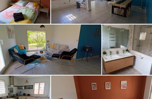 Lezan Casa | La Villa Lyne - villa moderne 4 chambres 8 personnes clim