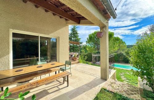 Euzet-les-Bains Villa | La Villa Verte, Piscine privative