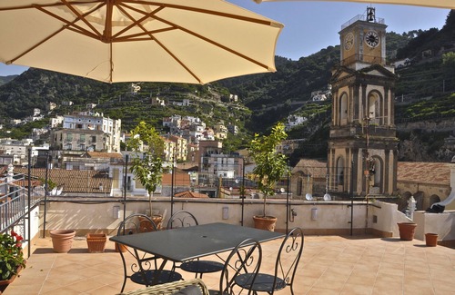 Minori Apartamento | Apartamento frente al mar con una gran terraza