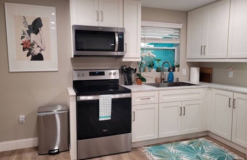 South Bradenton Apartamento | Lady Palm: 2/1 w garden vibes three miles to IMG