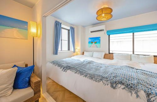 Tateishi Apartamento | LAGOON Suite OHANA - 2 Serta double bed & Asian resort sofa, #205, 11 minutes to Asakusa