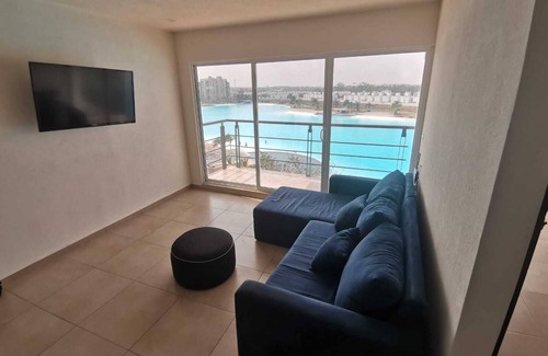 Veracruz Apartamento | Vista a la Laguna, playa artificial, practica remo