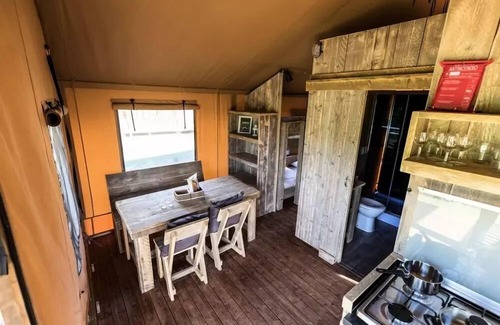 Naucelle Casa | Lake Bonnefon campsite *** - > NEW Safari Premium Tent 2 bedrooms 4 people