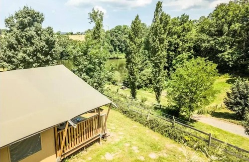 Naucelle Casa | Lake Bonnefon campsite *** - > NEW Safari Premium Tent 2 bedrooms 4 people