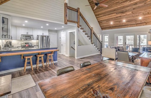 Morganton Cabina | Lake Cove Oasis - Waterfront on Lake Blue Ridge | Private Yard and Dock | Pet Friendly