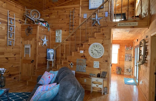Sharps Chapel Casa | Lake Front Cabin in Private Cove with Covered Dock