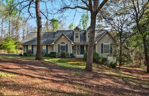 Fair Play Casa | Lake front with dock home in charming Fair Play with AC, fitness room
