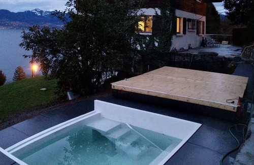 Saint-Gingolph Casa | Lago de Ginebra Villa con vista increíble y Jaccuzi