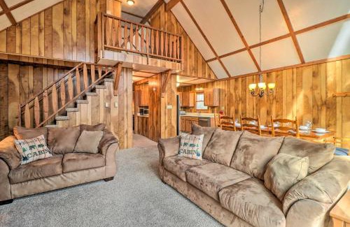 Lake Harmony Estates Casa | Lake Harmony Access Home with Game Room and Fire Pit!