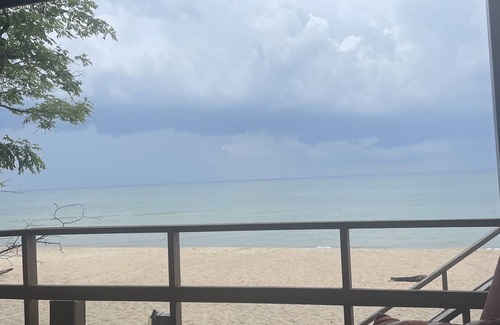Coloma Casa | Lake MI Beach Home with private white sand beach