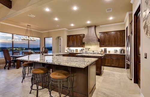 Highland Lake Estates Casa | Lake Travis DeepWaterfront Home: Views, Pool, Dock, Outdoor Kitchen, OpenAir Bar