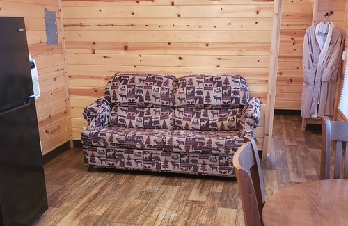 Patterson Cabina | Lake View Cabin with Hot Tub