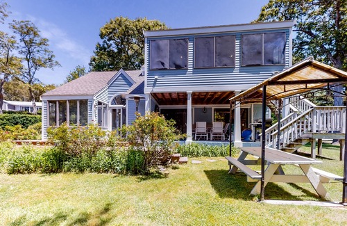 Centerville Casa | Lake-view home across from private beaches with high-speed WiFi & washer/dryer
