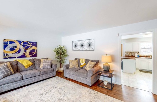 Portage Casa | Lake-view home with private hot tub, deck
