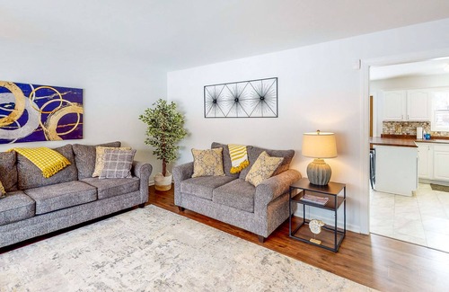 Portage Casa | Lake-view home with private hot tub, deck