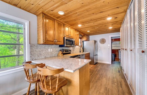 Santeetlah Casa | Lakefront A-Frame on a Point, Dog-Friendly