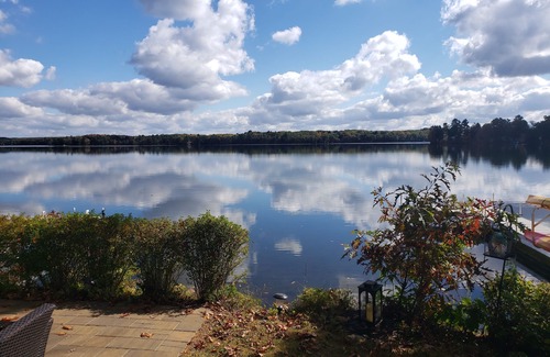 New Auburn Cabina | Cabina frente al lago en Lower Long Lake en New Auburn WI