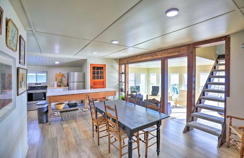 Hamlin County Casa | Lakefront Cabin with Patio and Views in Lake Norden