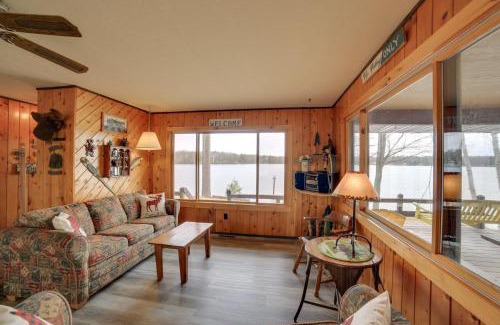 Manistique Casa | Lakefront Cabin with Private Dock and Beach!