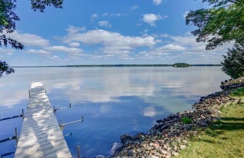 Lake Wissota Casa | Lakefront Chippewa Falls Haven with Private Deck!