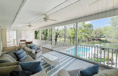Inman Casa | Lakefront Cottage with heated pool