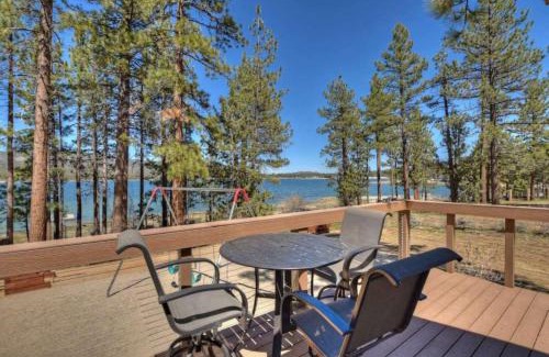 Big Bear Lake Casa | Lakefront Dock Hot Tub Swingset Deck Views Classic Lake House by AvantStay