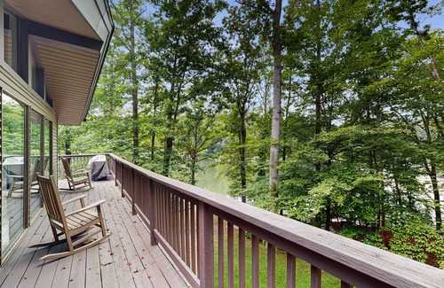 Blue Water Casa | Lakefront Escape with Private Docks, Three-Season Room, and Spacious Bunk Room
