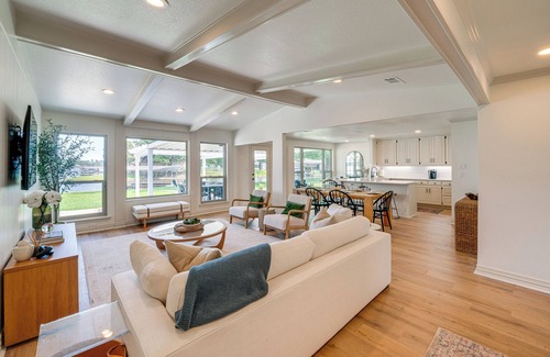 Granbury Casa | Lakefront Granbury Home w/ Patio, Fire Pit & Dock!