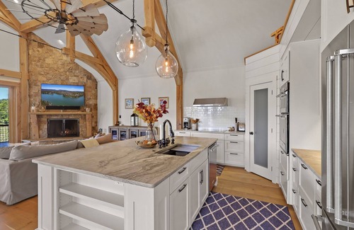 Forest Lake Heights Casa | Lakefront Home, Amazing View + Dock, Sauna, Hot Tub, Fire Pit, 2 Patios, Game Rm
