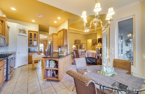 Grove Casa | Lakefront Home w/ Furnished Deck in Grove!