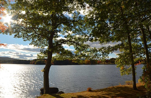 Camden Cabaña | Lakefront home with dock, lake-view porch & fireplace - close to downtown Camden