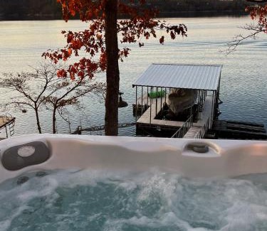 Lake Ozark Casa | Lakefront Home with Amazing Views, Hot tub, Boat JetSki Rental Option