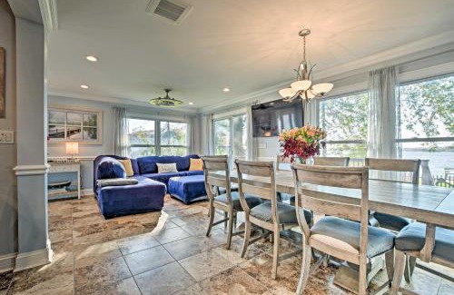 Fox Lake Casa | Lakefront Home with Game Room, Theater and Dock!