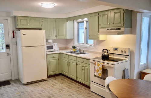 Shapleigh Casa | Lakefront Home with Private Dock and Kayaks/SUPs Please note that this home does not have air conditioning. Box fans are provided and because of our proximity to the lake, it is cooler in the evenings.