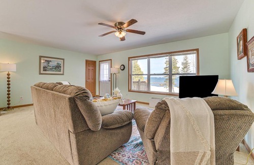 Cheboygan Casa | Lakefront Home with Yard and Views in Cheboygan!