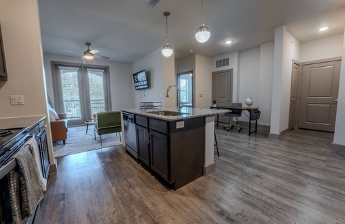 Lewisville Apartamento | Lakefront Luxury King 1BR