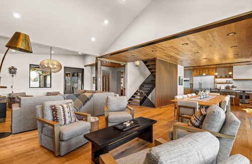 McCall Casa | Lakefront Mtn Modern - on Payette Lake, amazing views, private beach, dock, game room