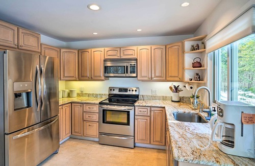 Otis Casa | Lakefront Otis Home w/ Stunning Views & Boats!