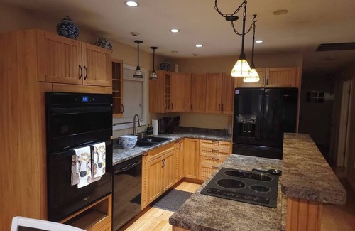 Charlton Casa | Lakefront : private dock, kayak, fire pit, boat rental & tubing option for kids