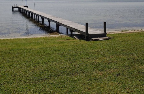 Sebring Casa | Lakefront private home with beach, dock and party area and large back yard