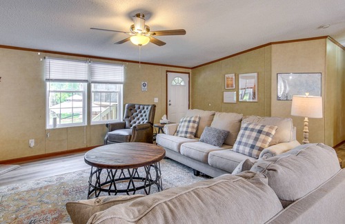 Newberry Shores Casa | Lakefront Prosperity Paradise: Private Dock & Pool