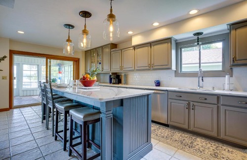 Syracuse Casa | Lakefront Syracuse Home with Deck and Private Dock!