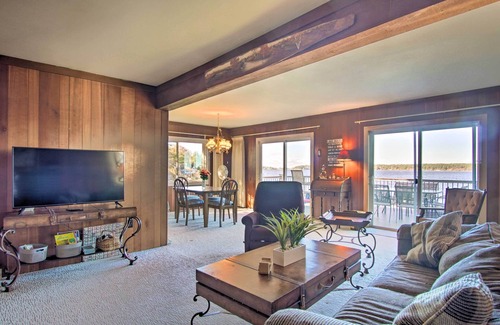 Whitehall Cabaña | Lakefront Whitehall Home w/ Boat Slip & Deck!