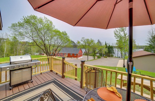 Townsend Cabaña | Lakefront Wisconsin Home w/ Boat Dock & Fire Pit!