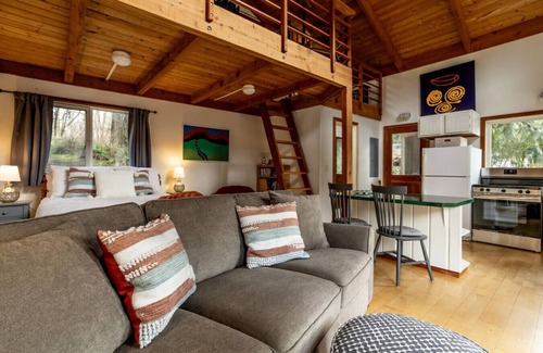 Sedro-Woolley Cabina | Cozy Lakeside Cabin w/ Dock & Stunning Views
