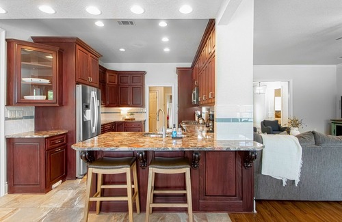 Mid America Casa | Lakeside Hideaway w/Game Room, Private Pool, Dock